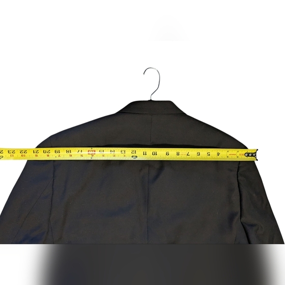 Michael Kors Black 100% Wool Men’s Blazer – Timeless Formal Jacket - Picture 5 of 10